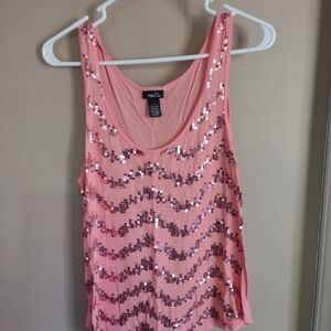 Flashy Coral Tank Top